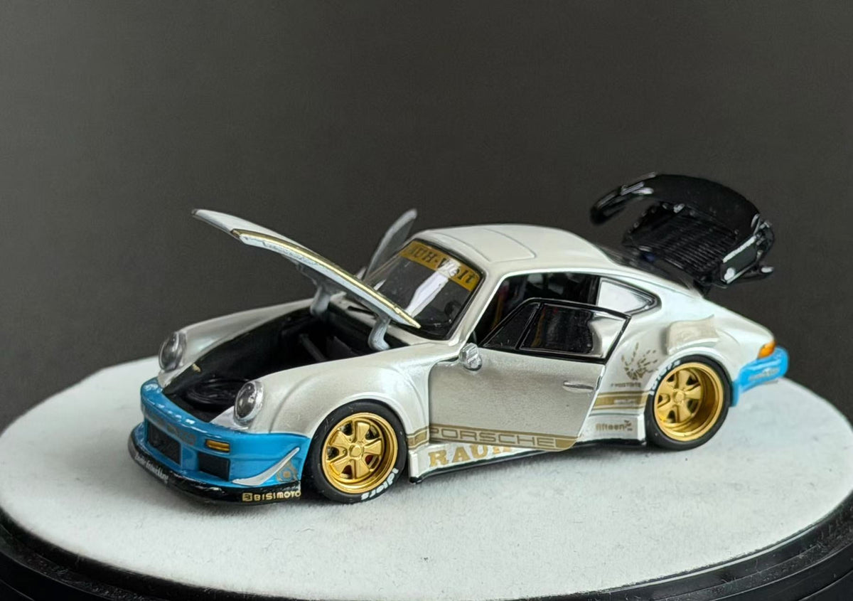 [Preorder] PGM 1:64 Porsche RWB 930 White pgm-640211  (2 Versions)