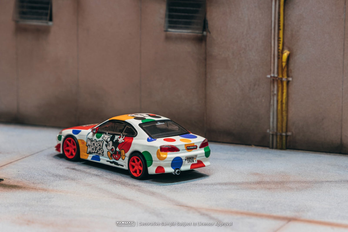 Tarmac Works 1:64 VERTEX Nissan Silvia (S15) Mickey Mouse T64G-023-MK