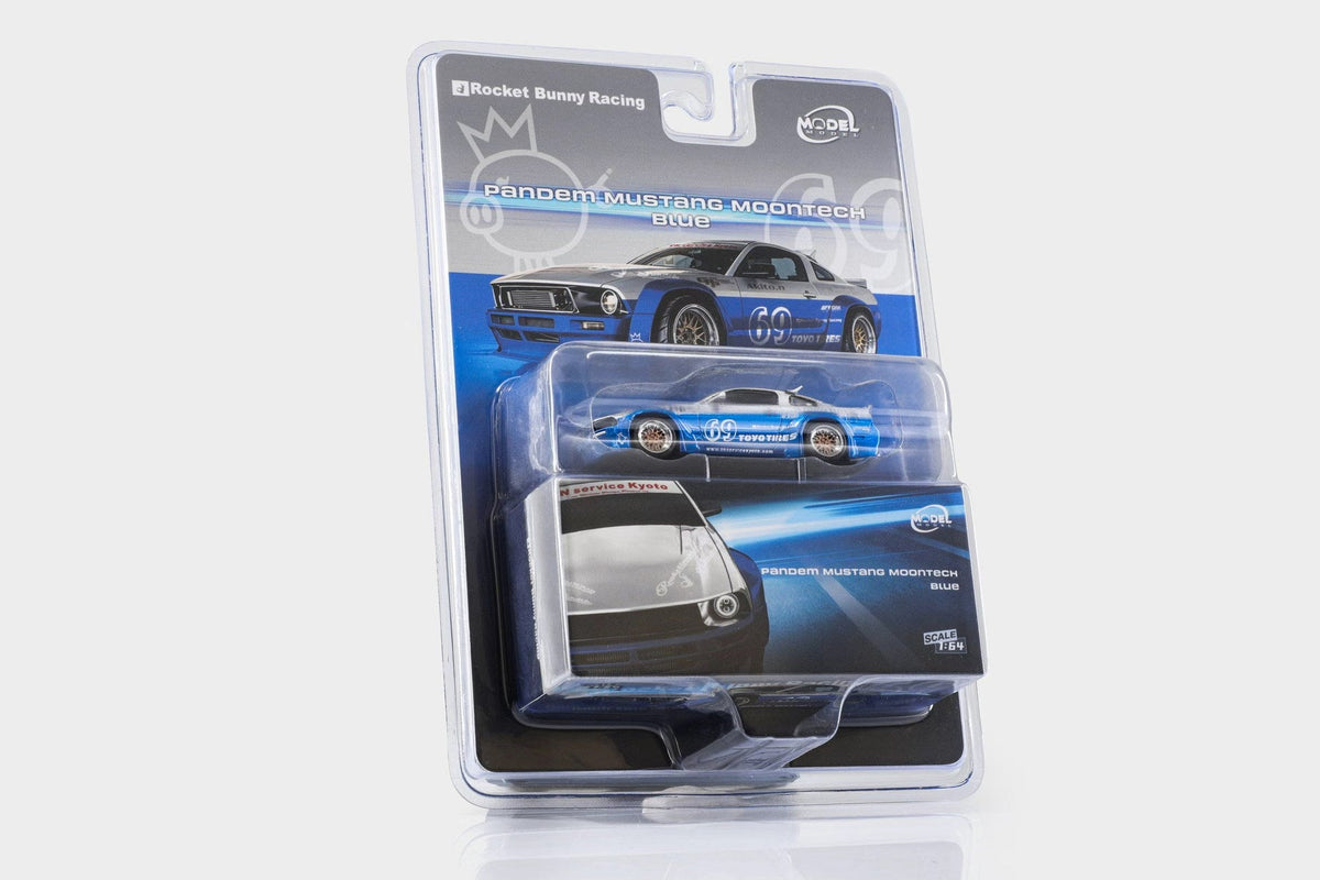 [Preorder] ModelModel 1:64 Pandem Mustang Blue Silver MM64-PM-009