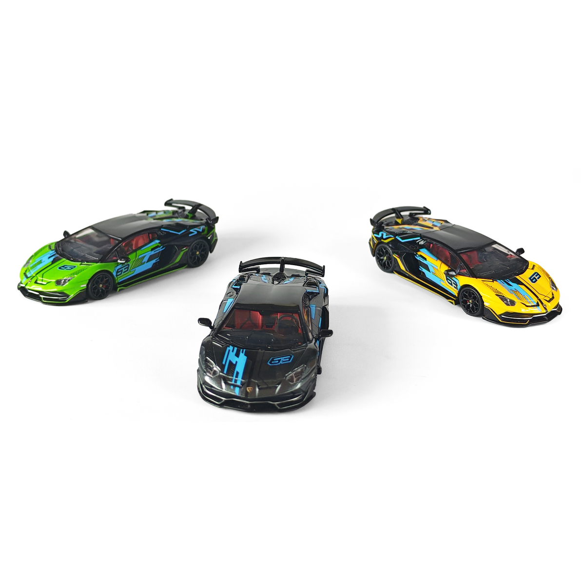 Maxwell Model 1:64 Lamborghini Aventador SVJ63 (3 Colours) Mw6435008/Mw6435009/Mw6435010