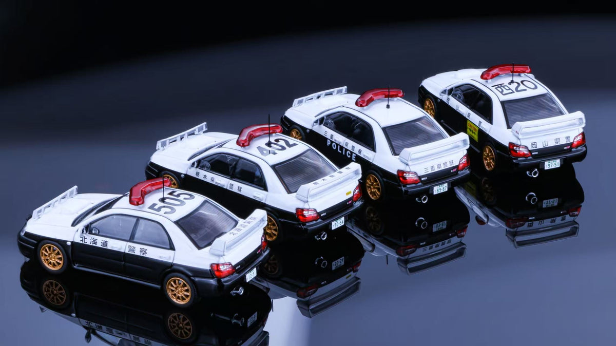 Rollin 1:64 Subaru Impreza Japanese police car (4 Versions)