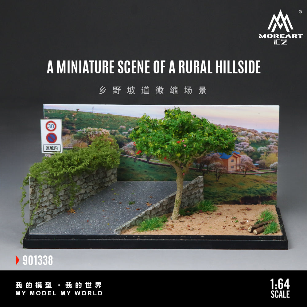 [Preorder] MoreArt 1:64 MINIATURE SCENE OF A RURAL HILLSIDE MO901338