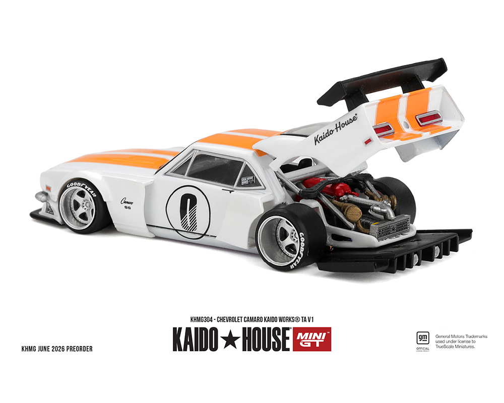 [Preorder] Kaido House x Mini GT 1:64 Chevrolet Camaro KAIDO WORKS TA V1 – Limited Edition KHMG304