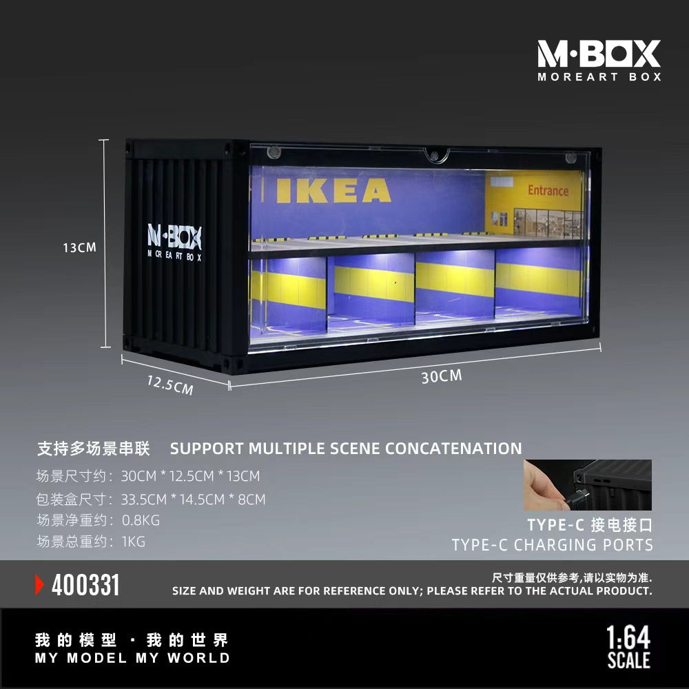 [Preorder] MBOX 1:64 Container Model Storage Scene (2 Variants) MB400331/MB400332