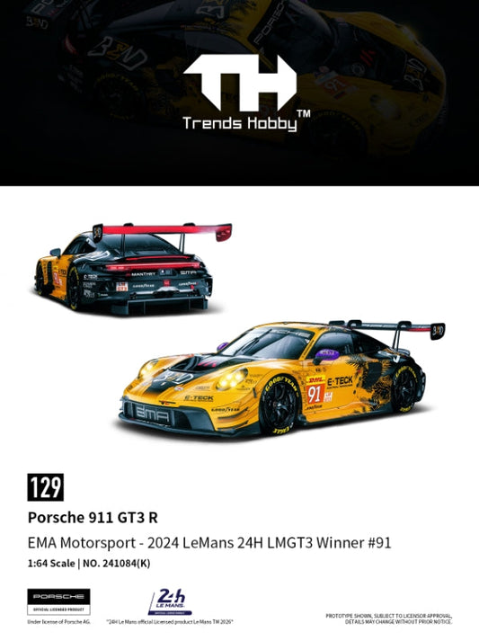 [Preorder] Trends Hobby 1:64 Porsche 911 GT3 R - LeMans 24H 2024 #91 241084(K)