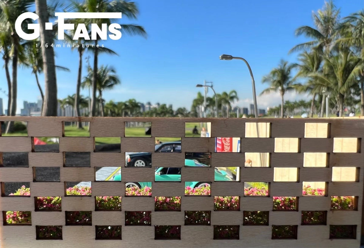 [Backorder] G.Fans 1:64 Diorama Garden Parking Scene Model 710029