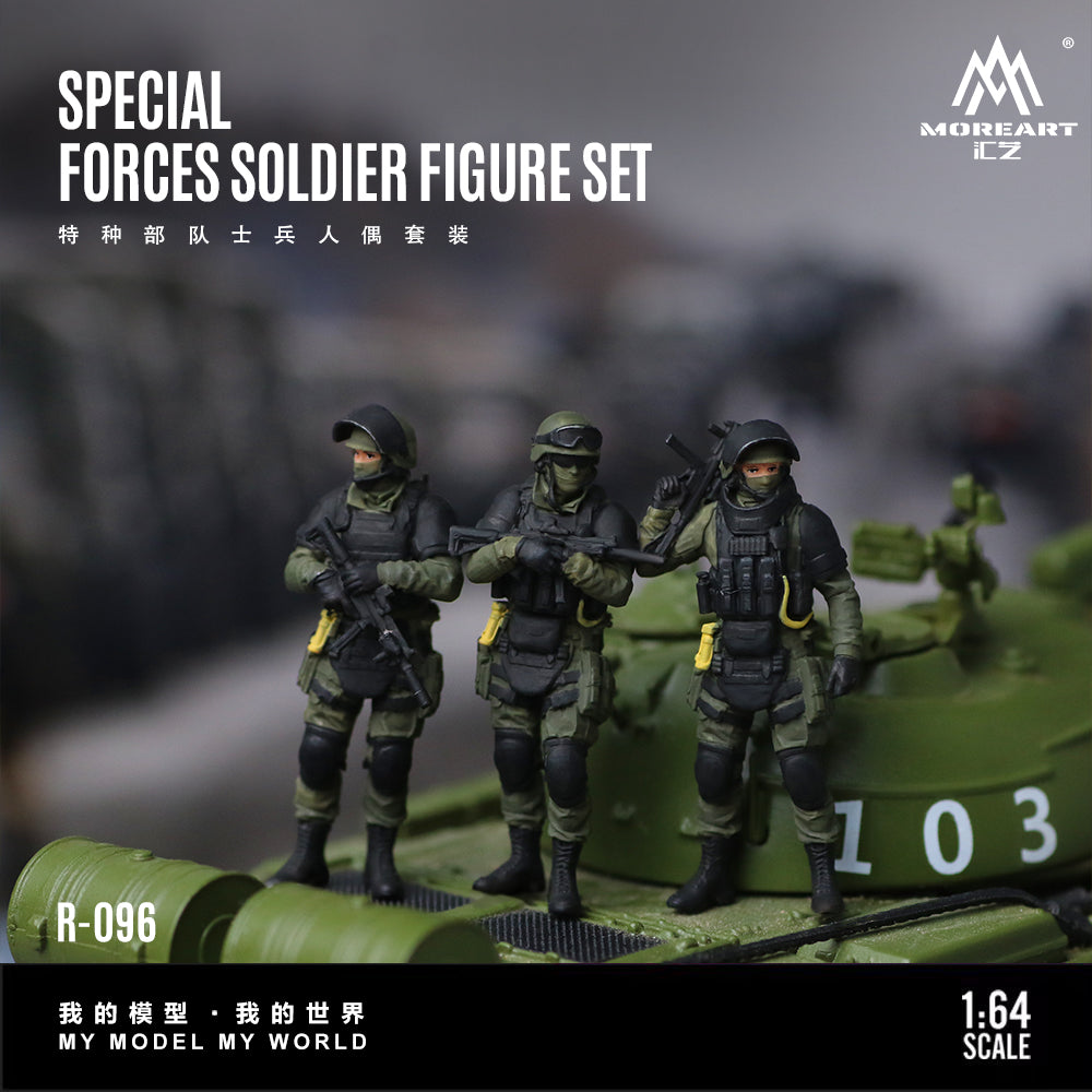 [Preorder] MoreArt 1:64 SPECIAL FORCES SOLDIER FIGURE SET MO223096