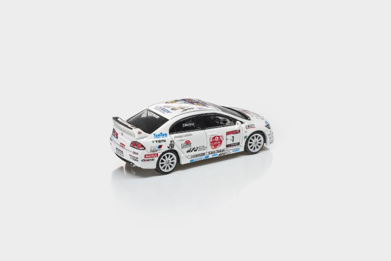 [Preorder] Modelmodel 1:64 Honda Civic Type-R FD2 #1 Exciting Cup One Make Race 2009 MM64-FD2-001