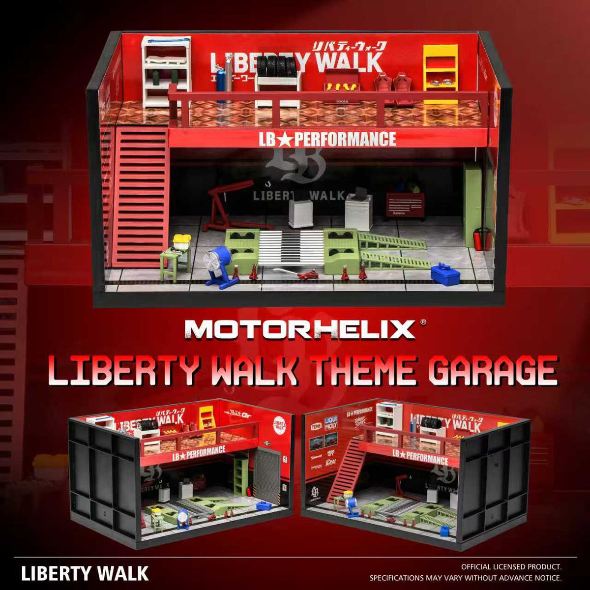 [Preorder] MOTORHELIX 1:64 Auto Repair Shop Scene Finished Model Set (4 Versions)