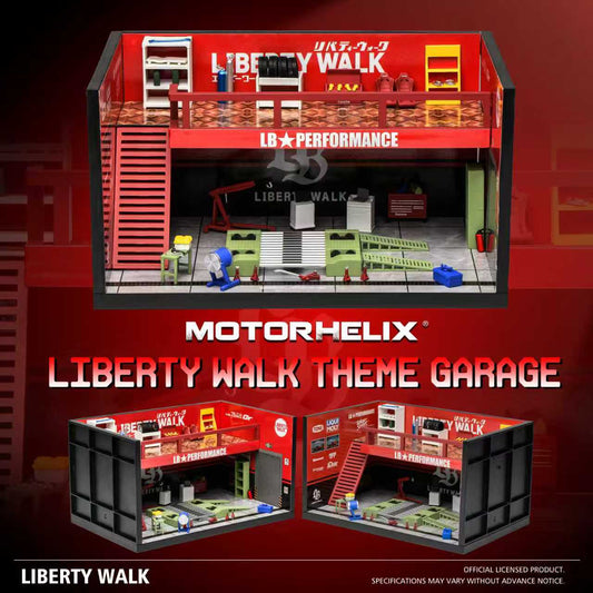 [Preorder] MOTORHELIX 1:64 Auto Repair Shop Scene Finished Model Set (4 Versions)