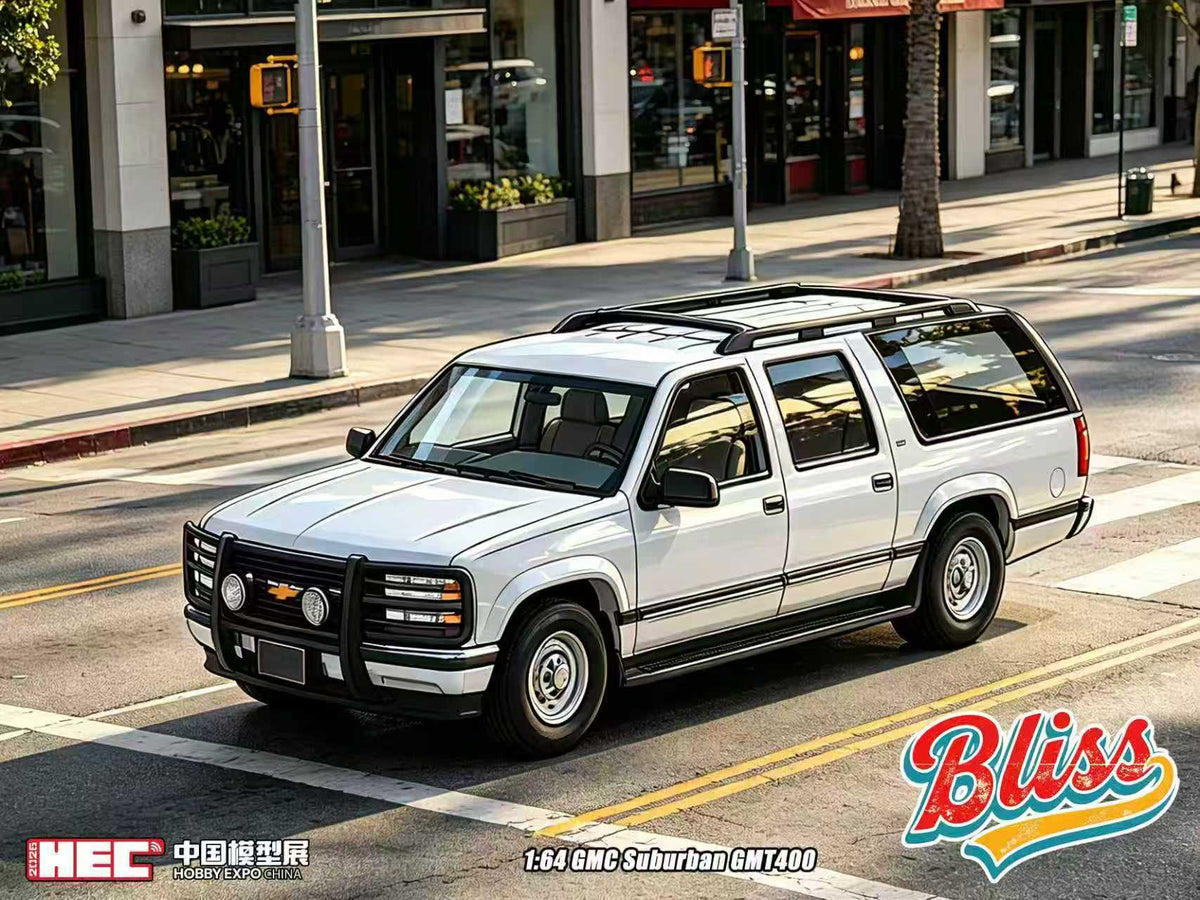 BLISS 1:64 GMC Suburban GMT400 (3 Colours)