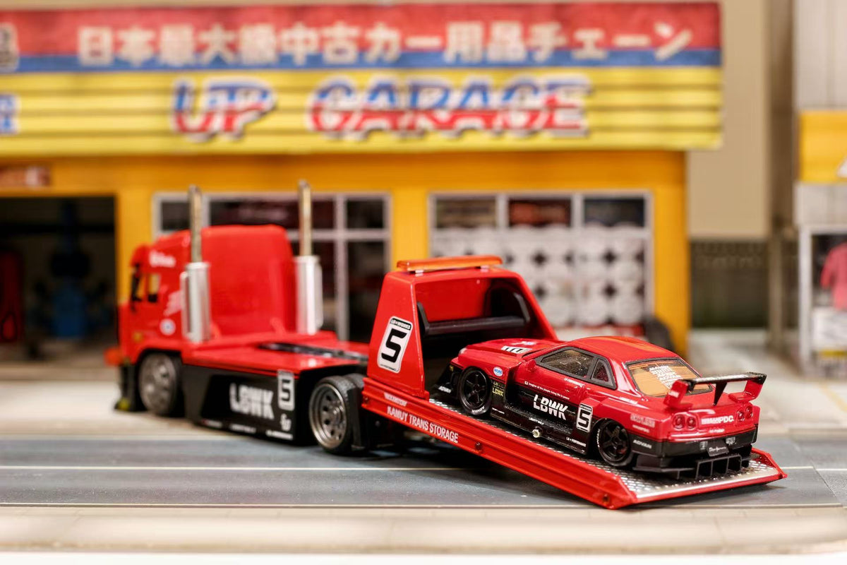 [Preorder] Street Weapon 1:64 KamaZ Modified Trailer LBWK (2 Colours)
