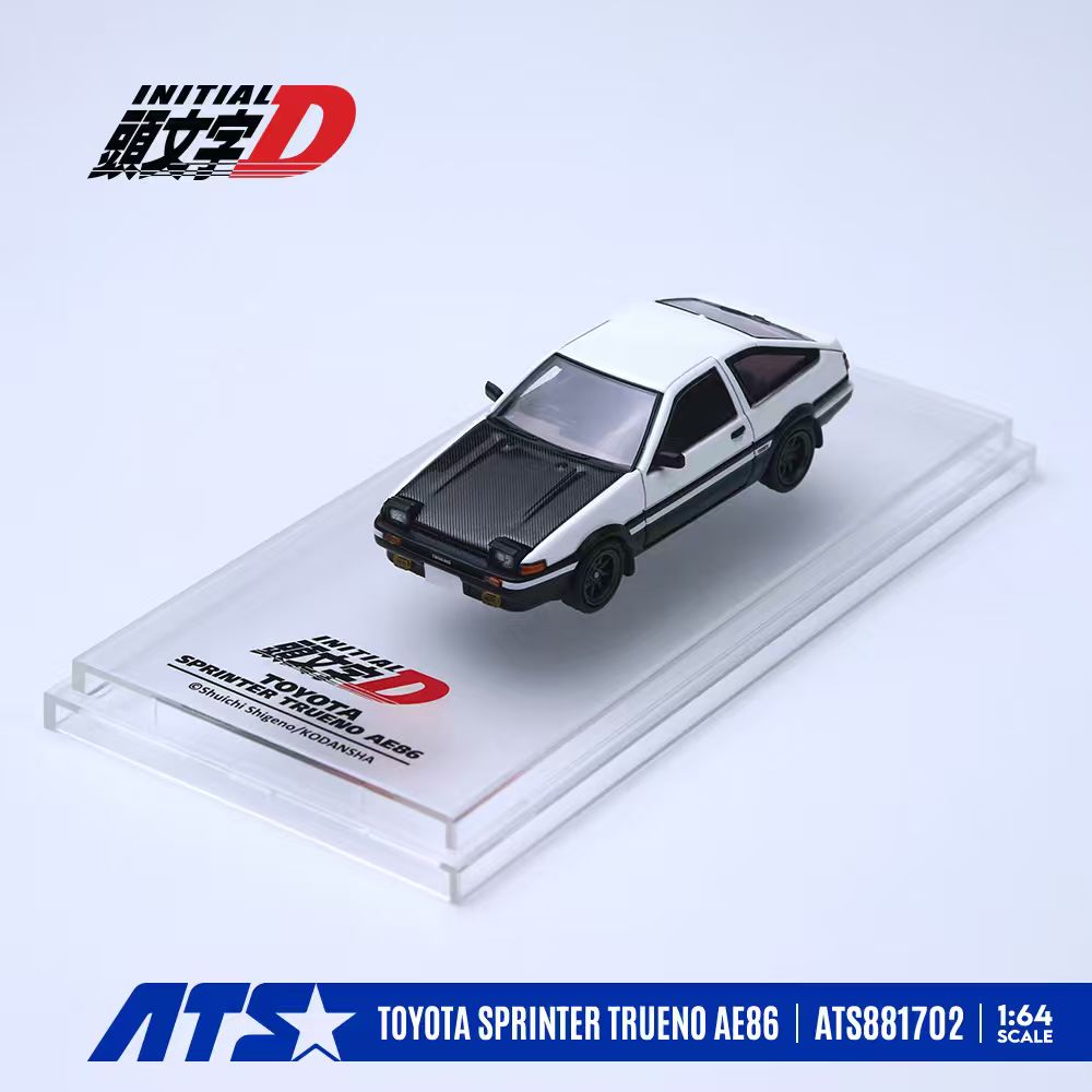 [Preorder] ATS Model 1:64 Toyota AE86 Initial D (2 Verison) ATS881701/ATS881702