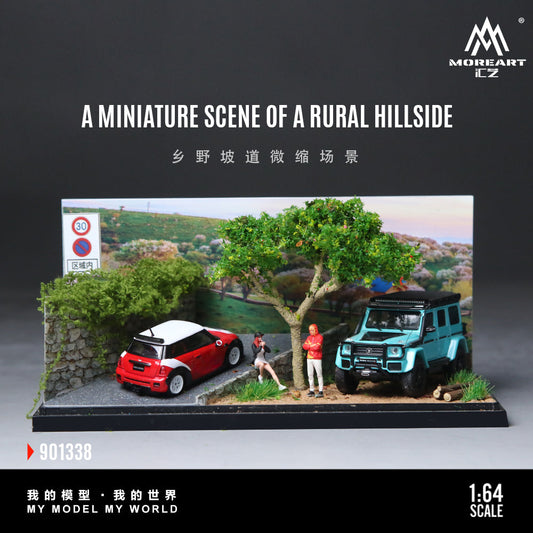 [Preorder] MoreArt 1:64 MINIATURE SCENE OF A RURAL HILLSIDE MO901338