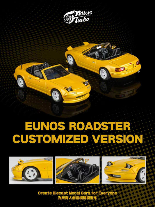 Microturbo 1:64 Mazda MX5 - Metallic Yellow MT6403A7