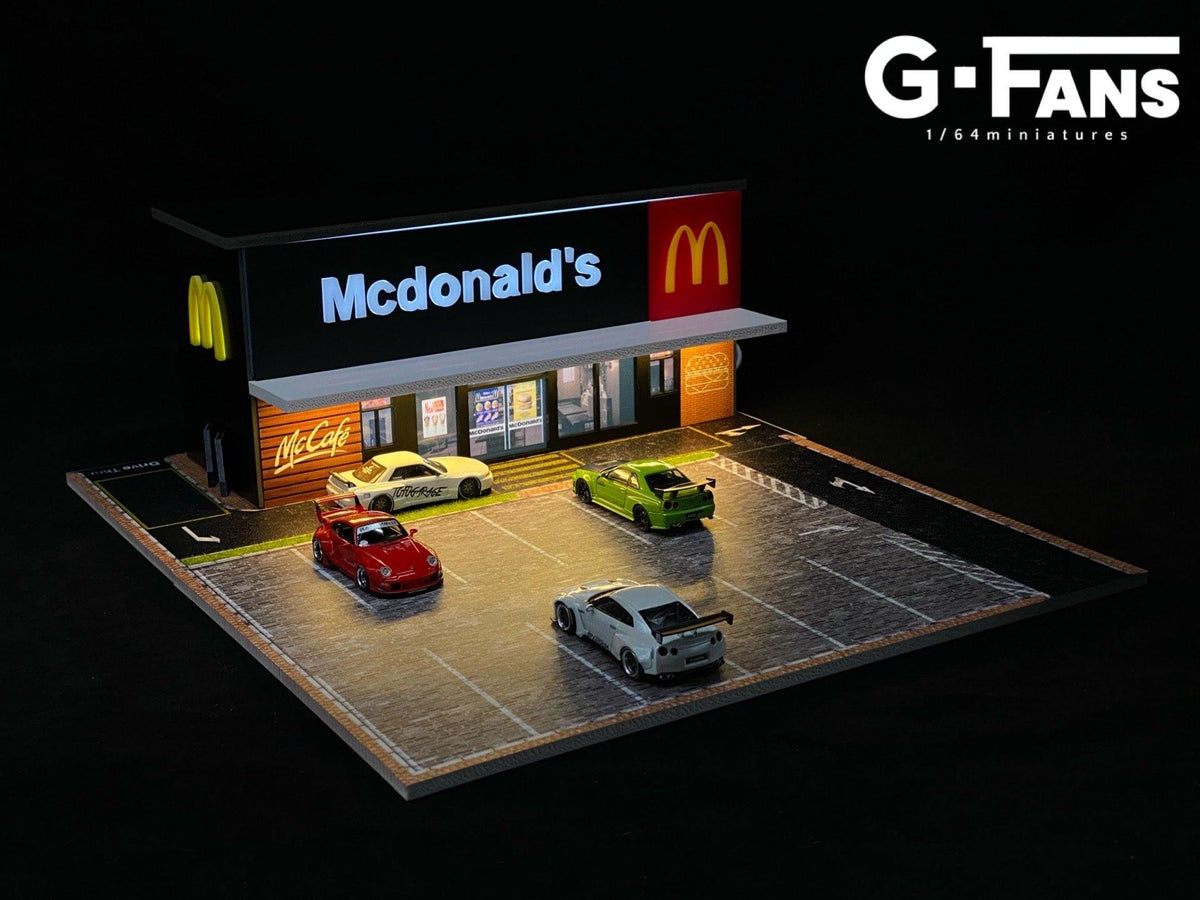 [Preorder] G.Fans 1:64 Diorama McDonald's Fast Food Building 710013