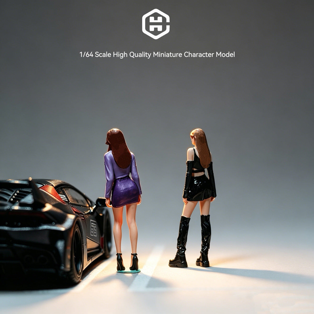 [Preorder] EHC Model 1:64 Hong Kong style Car Girl Duo EHC2026062502