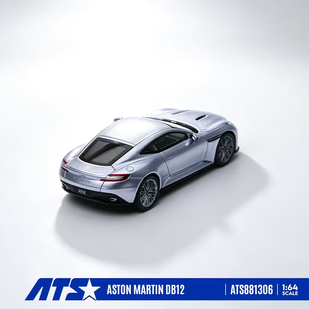 [Preorder] ATS Model 1:64 Aston Martin DB12 Silver/Metallic Brown (2 Colours) ATS881306/ ATS881308