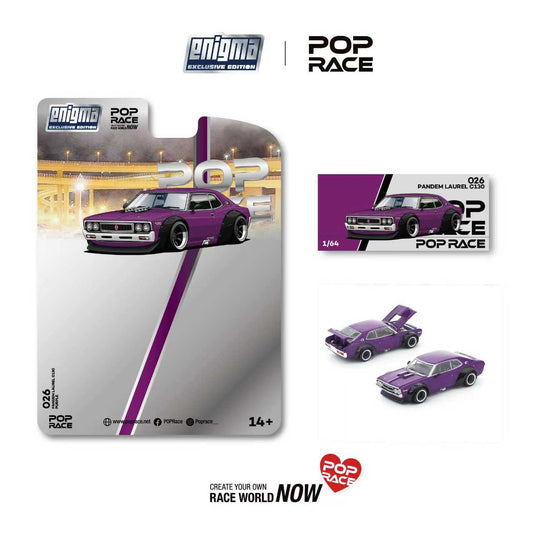 [Preorder] POPRACE x Enigma 1:64 PANDEM LAUREL C130 Purple PRE026