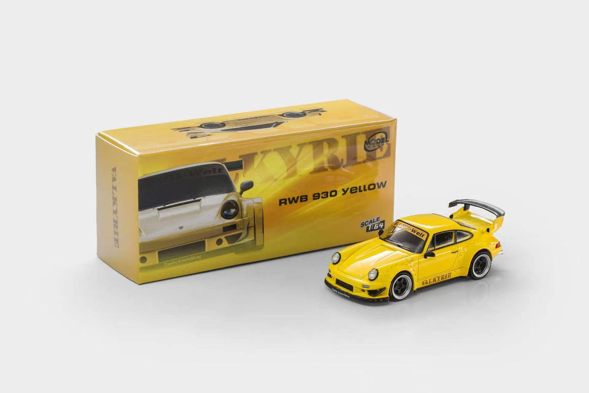 [Preorder] Model Model 1:64 Porsche RWB 930 Valykrie Yellow MM64-RWB930-005
