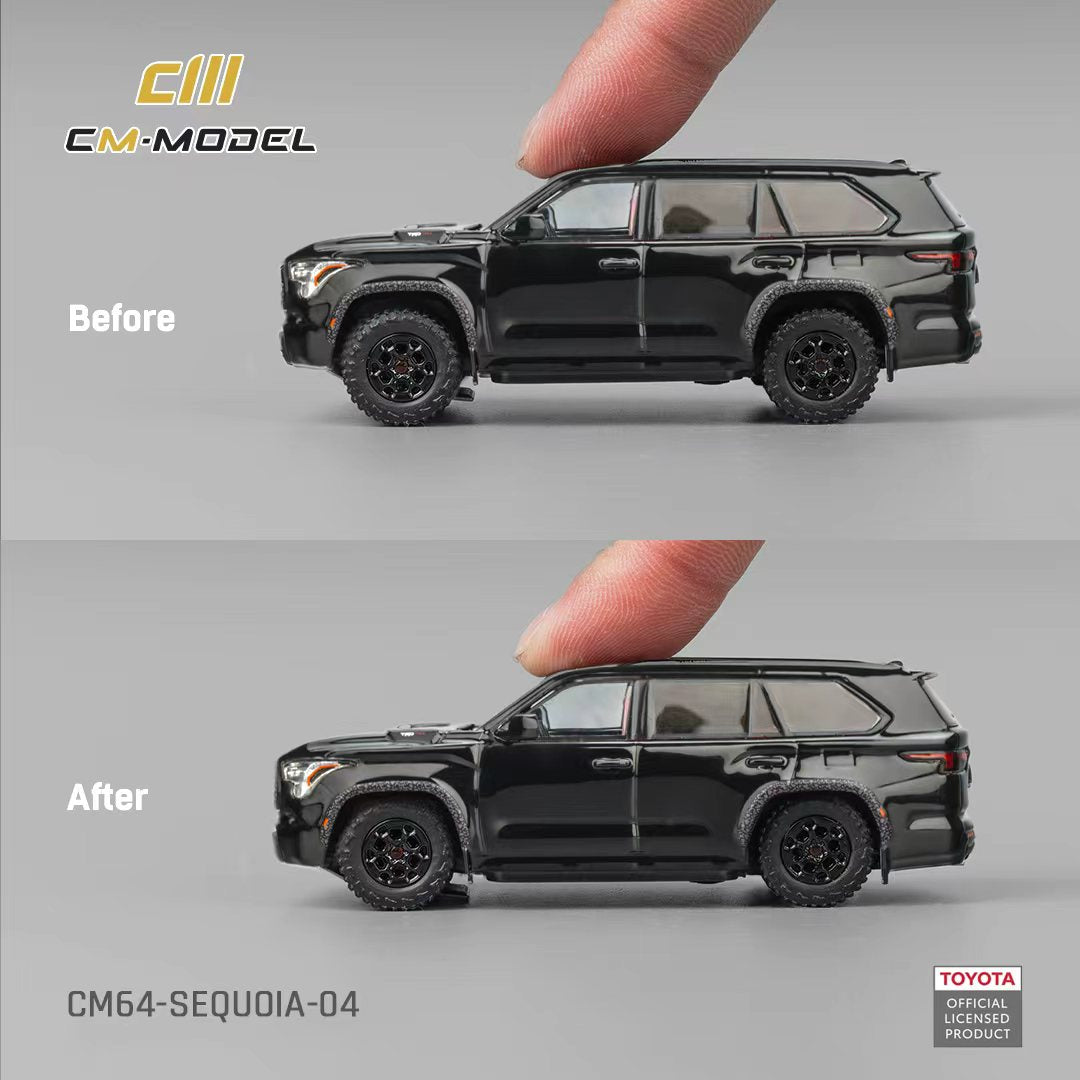 [Preorder] CM Model 1:64 Toyota Sequoia Midnight Black CM64-SEQUOIA-04