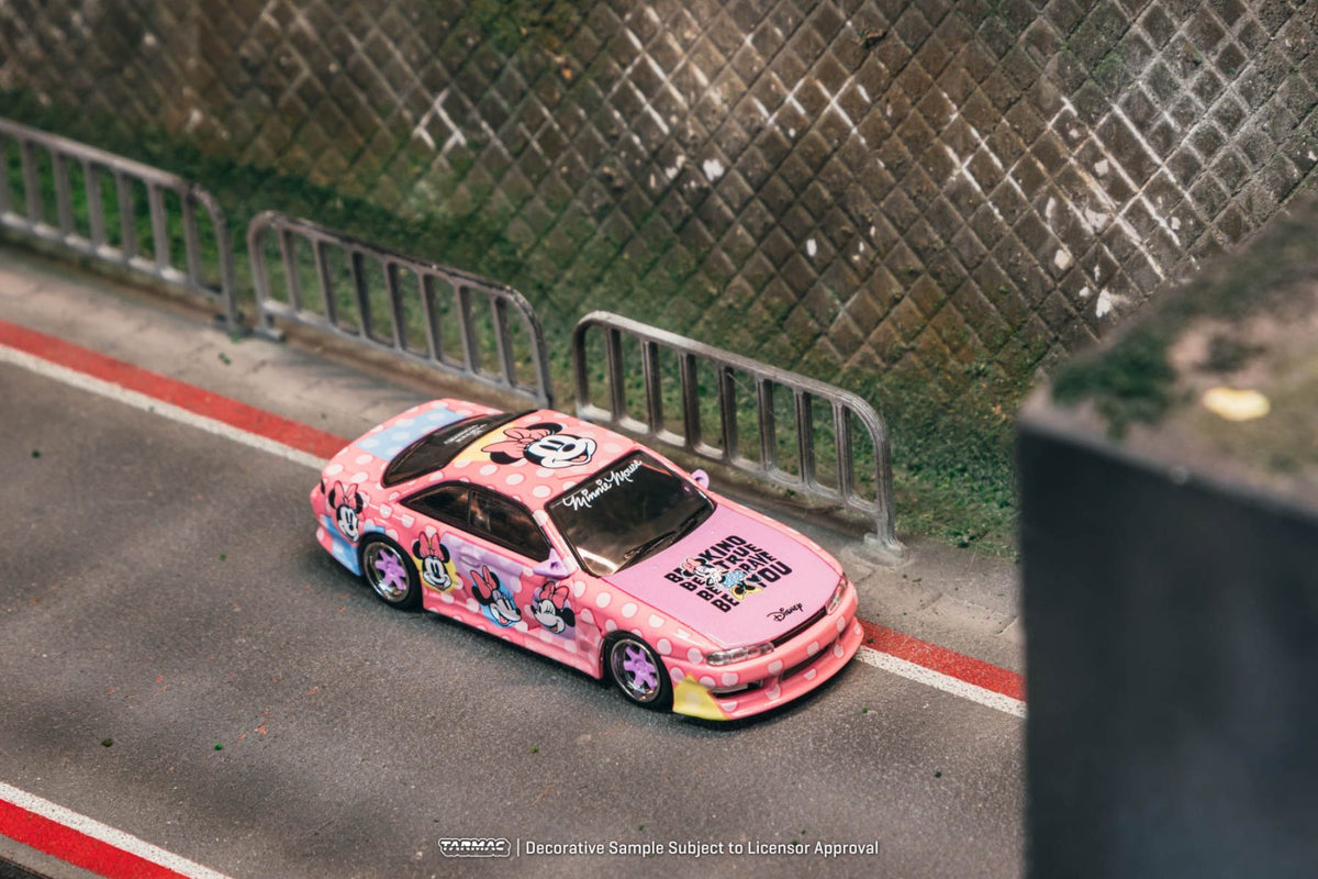 Tarmac Works 1:64 VERTEX Nissan Silvia (S14) Minnie Mouse T64G-018-MN