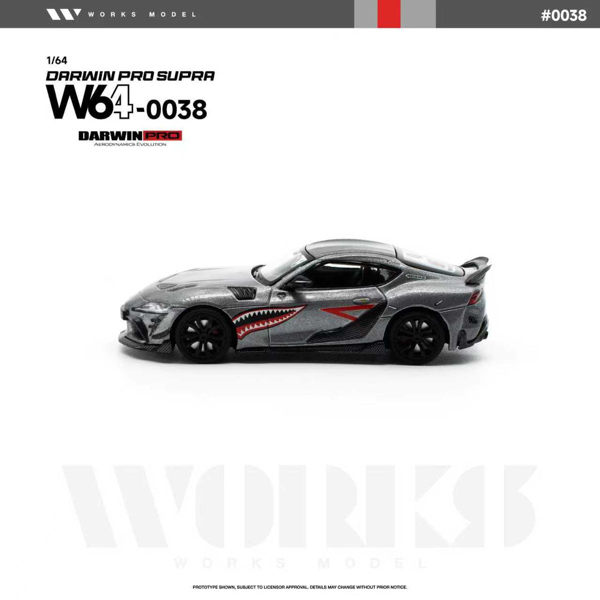 [Preorder] Works Model 1:64 Toyota GR Supra A90 MK5 DarwinPRO W640038
