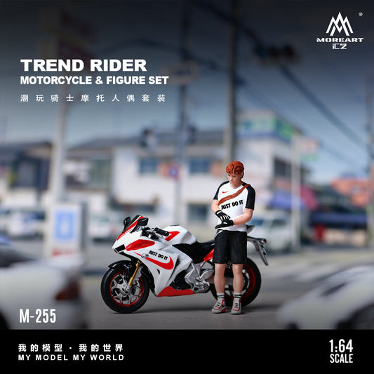 [Preorder] MoreArt 1:64 Trend Rider Motocycle Figure Set MO222255