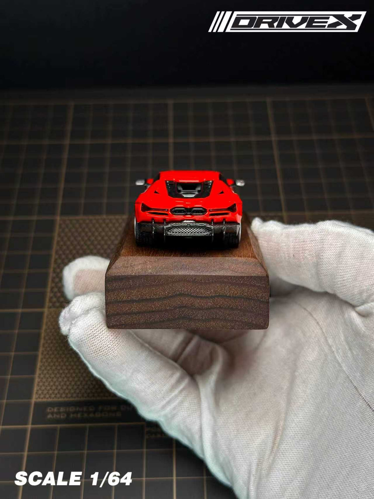 Drive X 1:64 Lamborghini Revuelto Hanging Card Board (7 Colours)