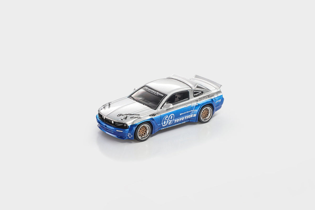 [Preorder] ModelModel 1:64 Pandem Mustang Blue Silver MM64-PM-009