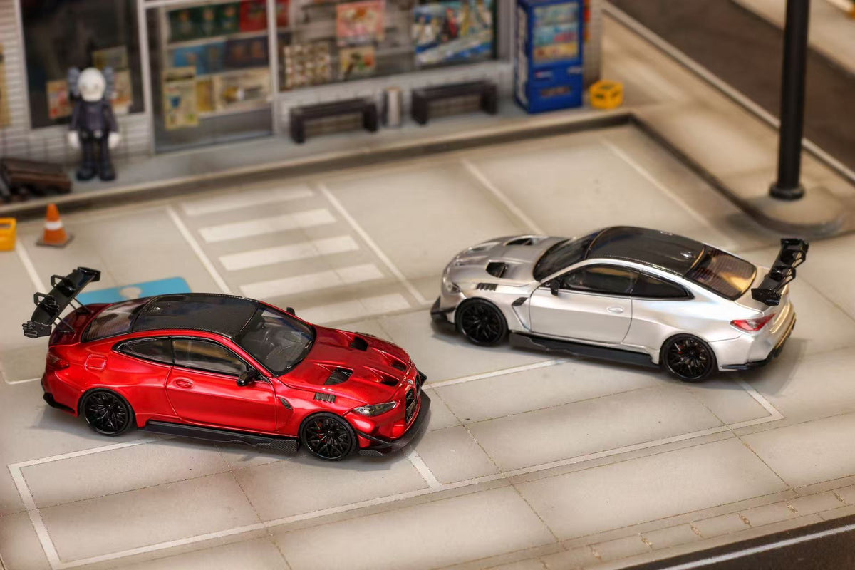 [Preorder] Street Weapon 1:64 BMW M4 Flossmann Full Widebody Kit G82 GTR (3 Colours)