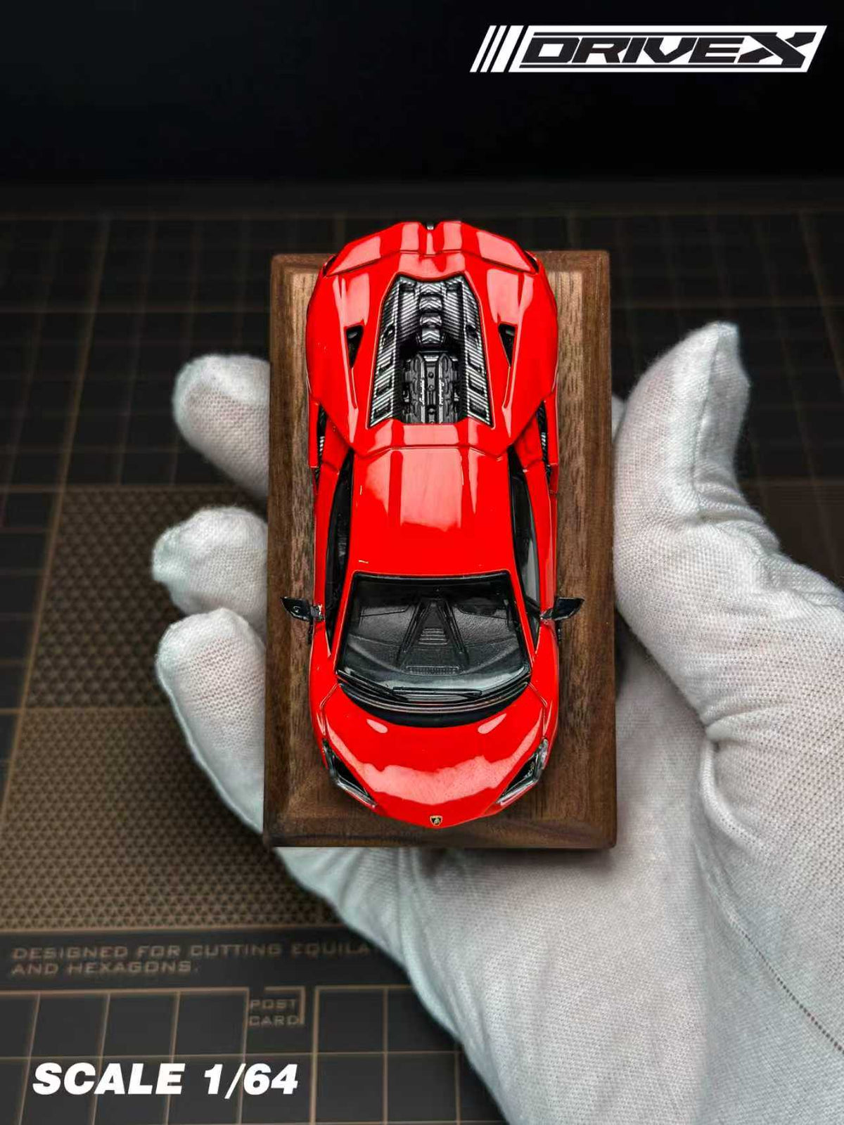 Drive X 1:64 Lamborghini Revuelto Hanging Card Board (7 Colours)