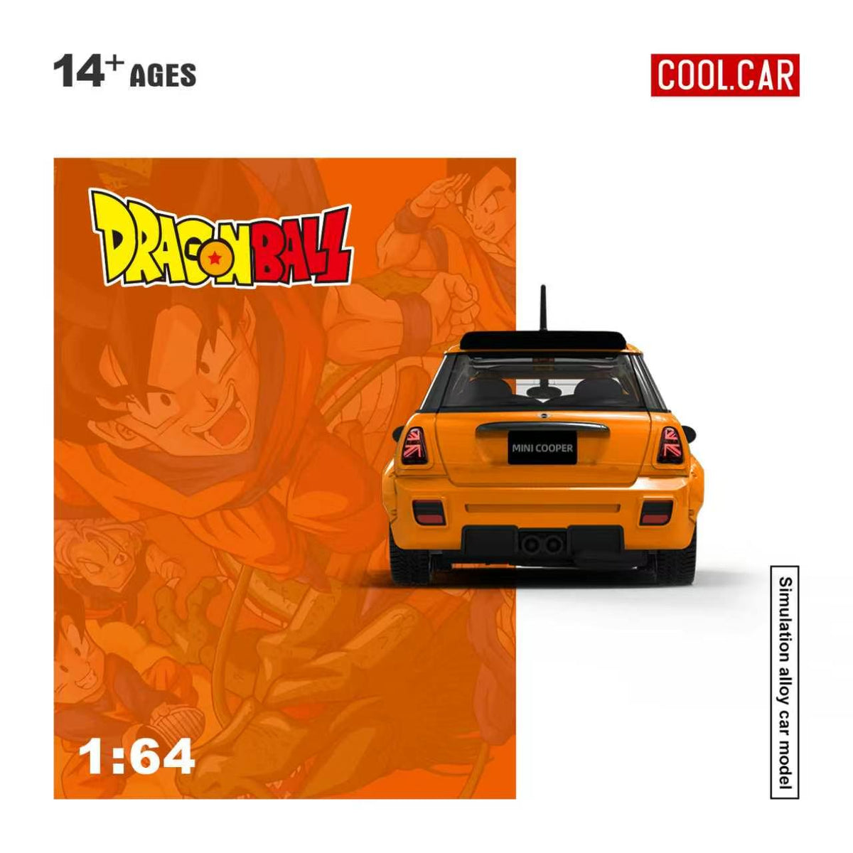 [Preorder] Cool Car 1:64 Mini Cooper Dragon Ball Livery CC643649