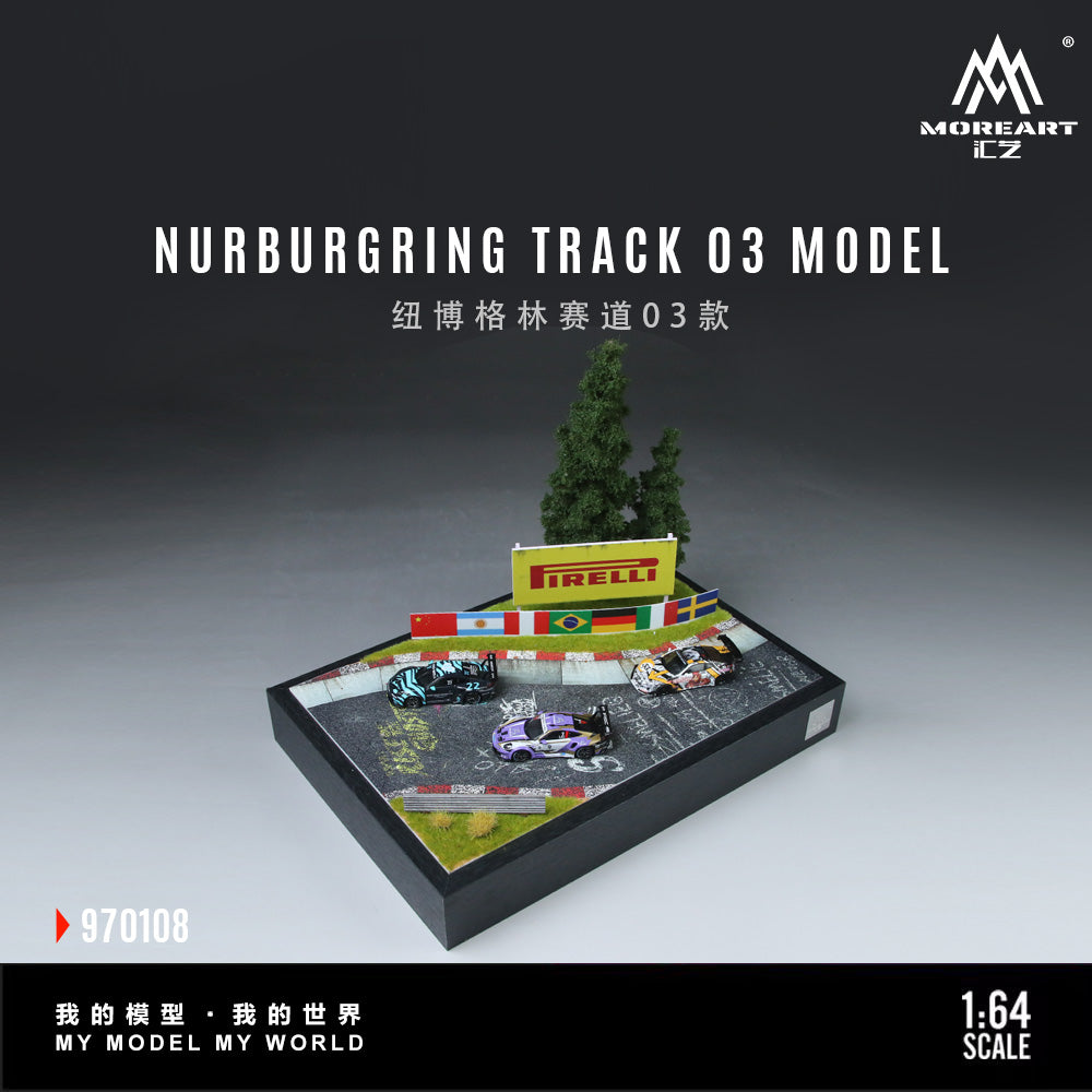 MoreArt 1:64 NURBURGRING TRACK O3 MODEL MO970108