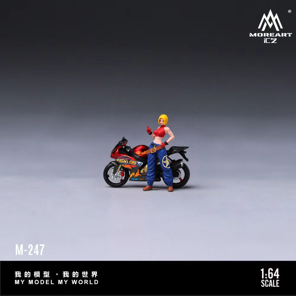[Preorder] MoreArt 1:64 King of Fighters Motorcycle Doll Set MO222247