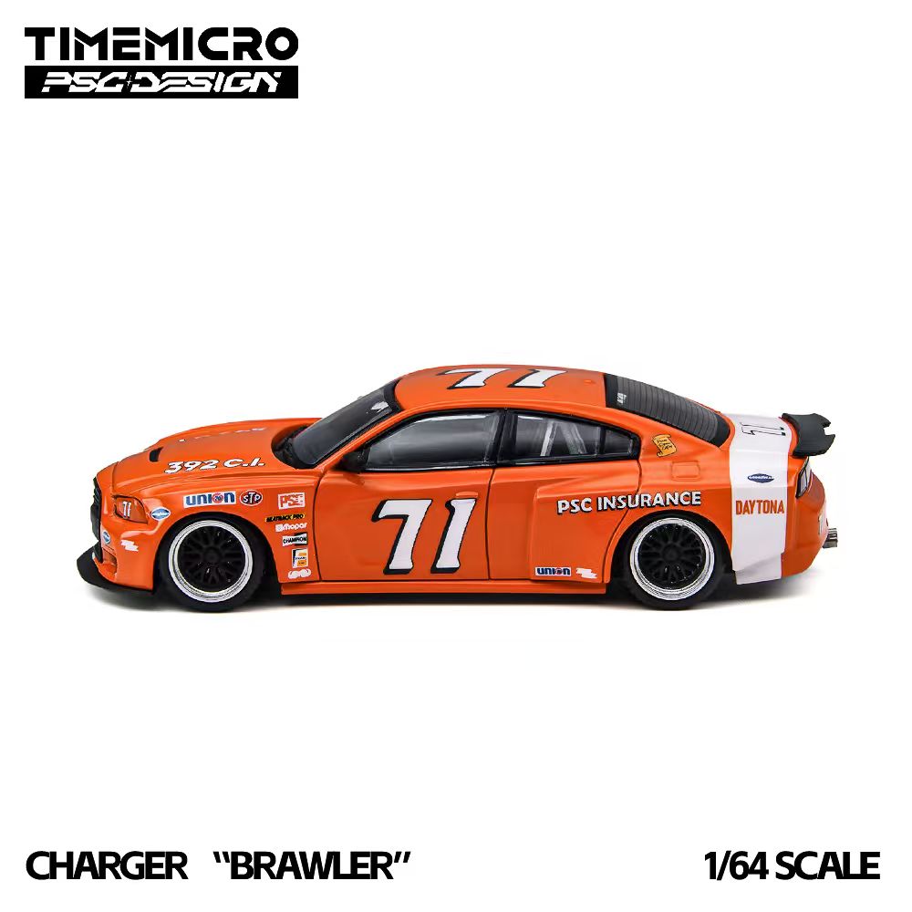 [Preorder] TimeMicro × PSC DESIGN 1:64 "Brawler" Daytona '71 Charger TM648209