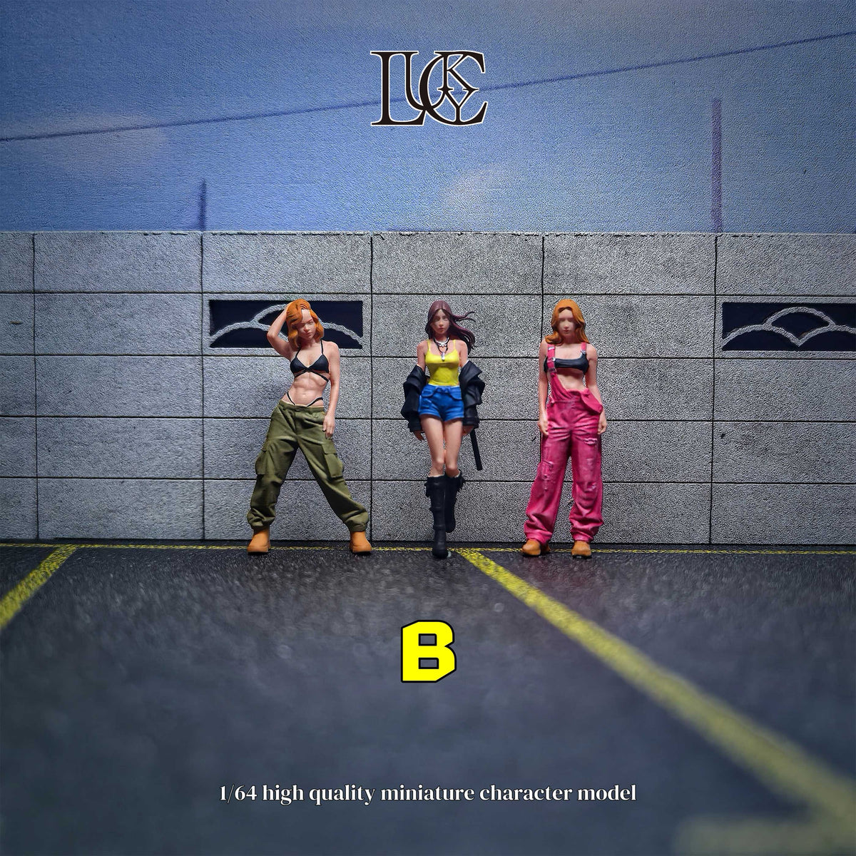 Lucky Studio 1:64 Waves Sisters Trio LK2026052009 (2 Versions)