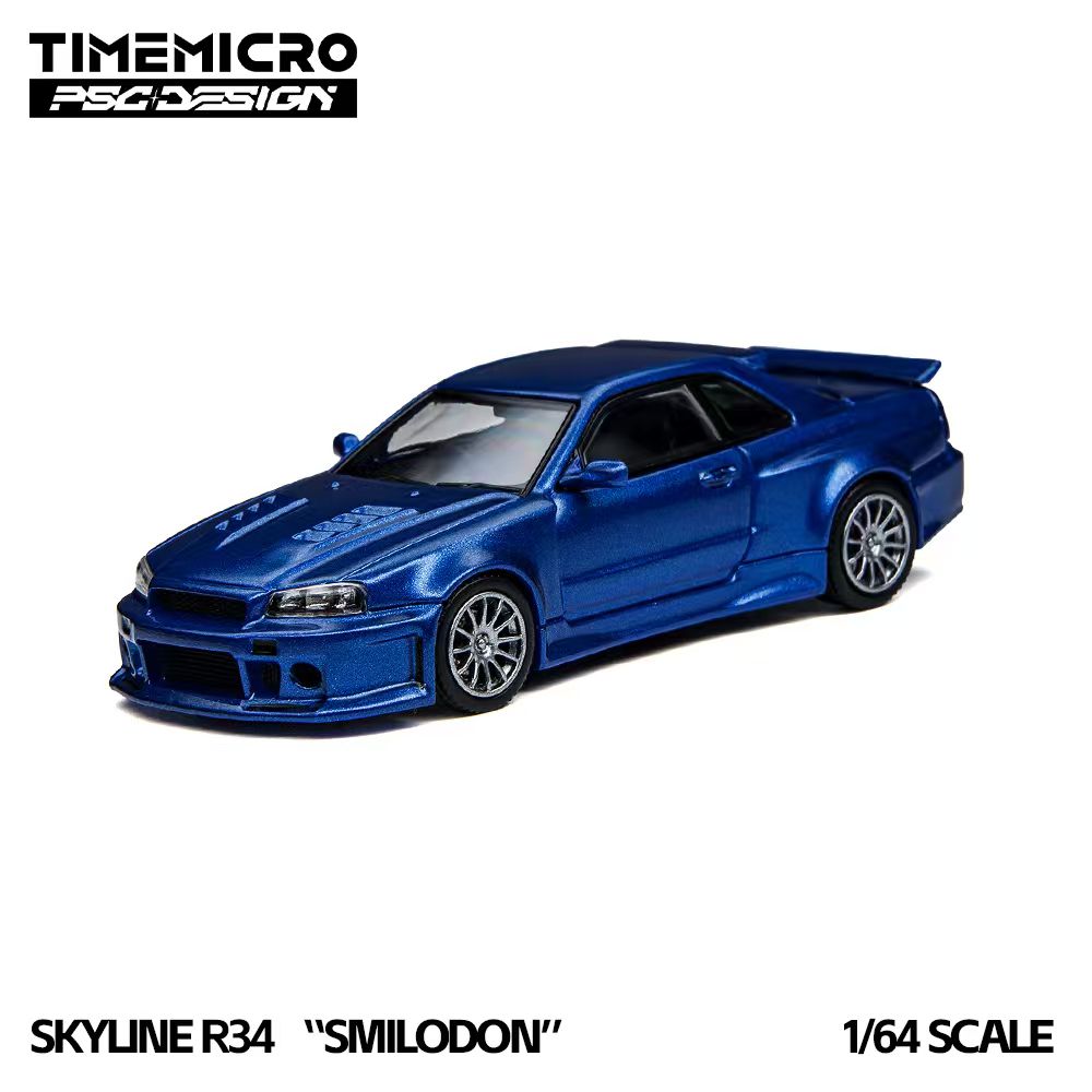 [Preorder] TimeMicro × PSC DESIGN 1:64 R34 "Smilodon" × RWB 964 Navy Blue TM648403/ TM648404