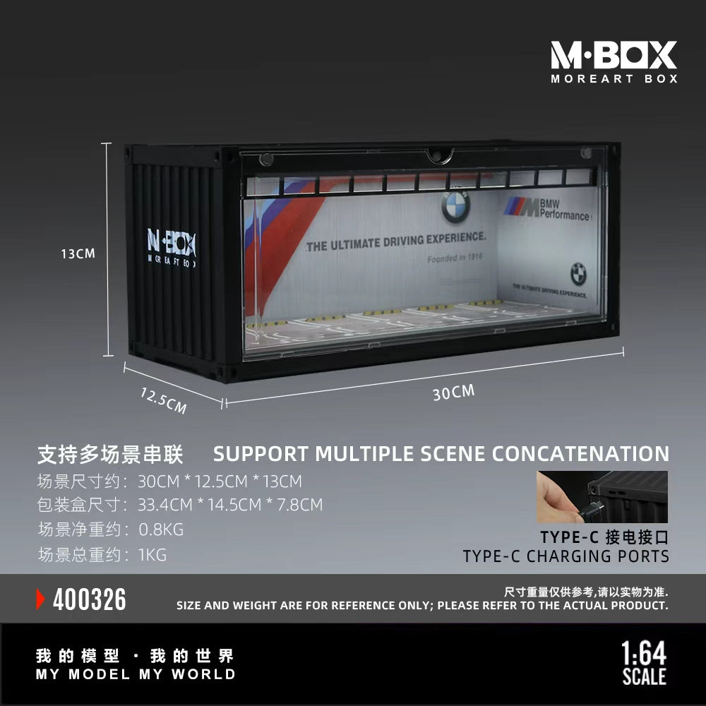 [Preorder] MBOX 1:64 CONTAINER MODEL STORAGE SCENE (2 Versions) MB400325/MB400326