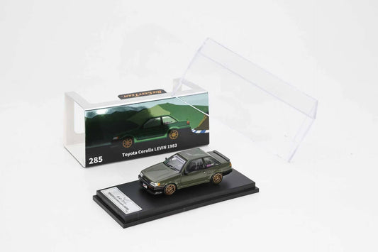DCT 1:64 Toyota Corolla Levin 1983 RHD Green LL-009-285