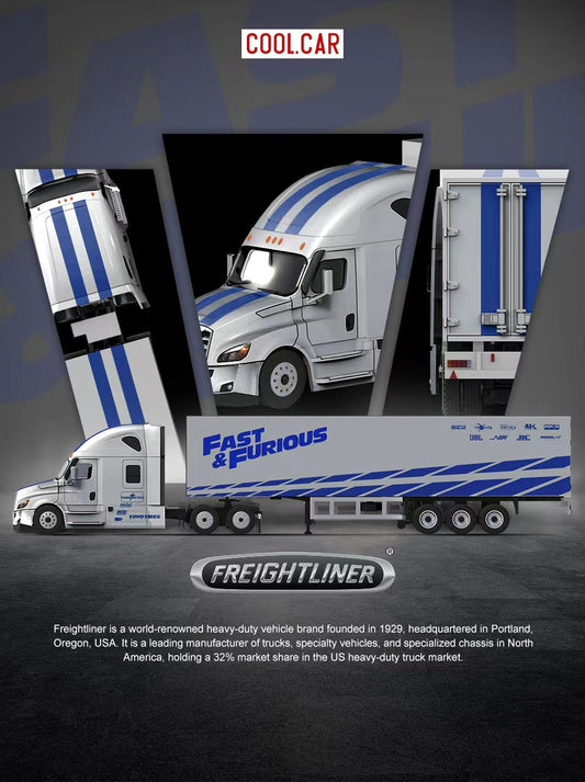 [Preorder] Cool Car 1:64 Freightliner "Fast & Furious" Livery Truck CC800117