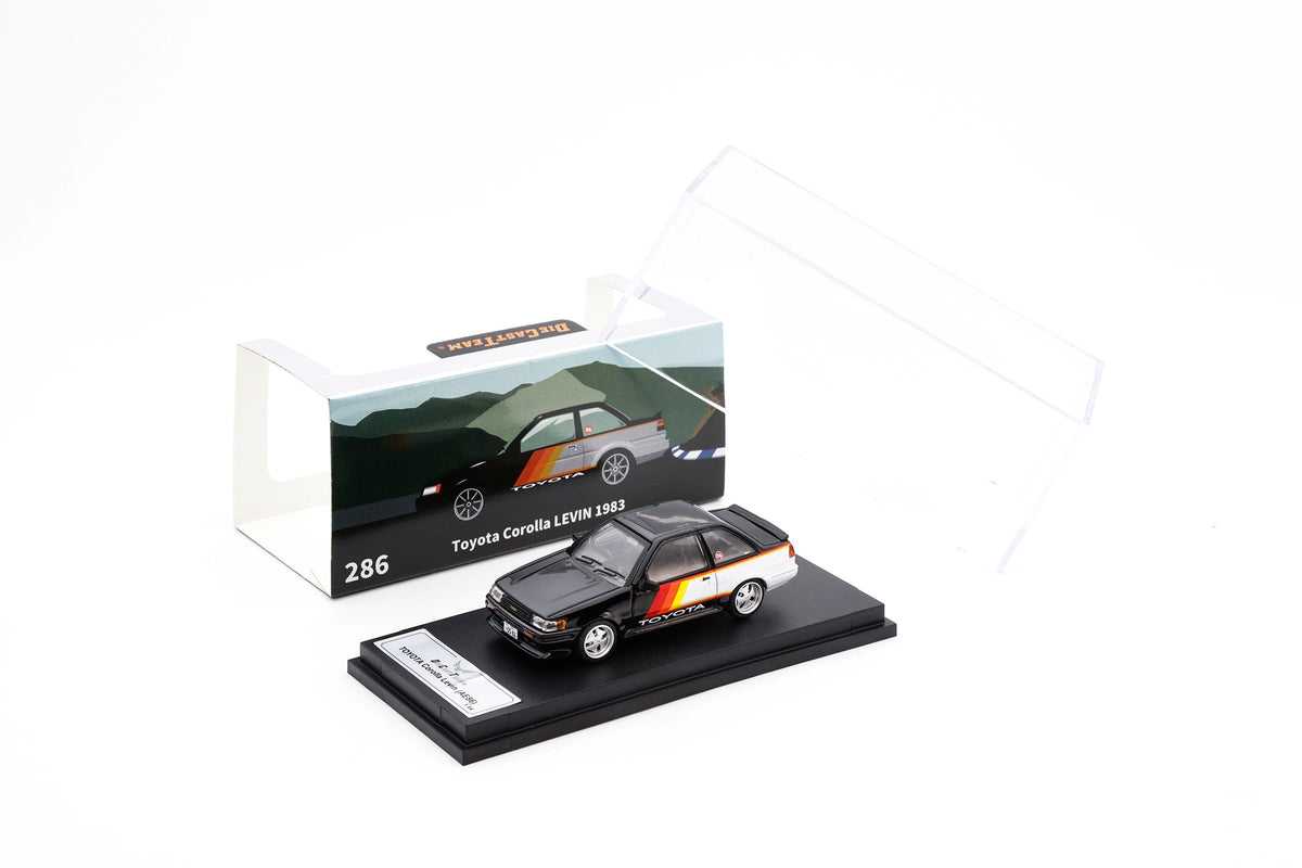 DCT 1:64 Toyota AE86 Black Livery RHD LL-009-286