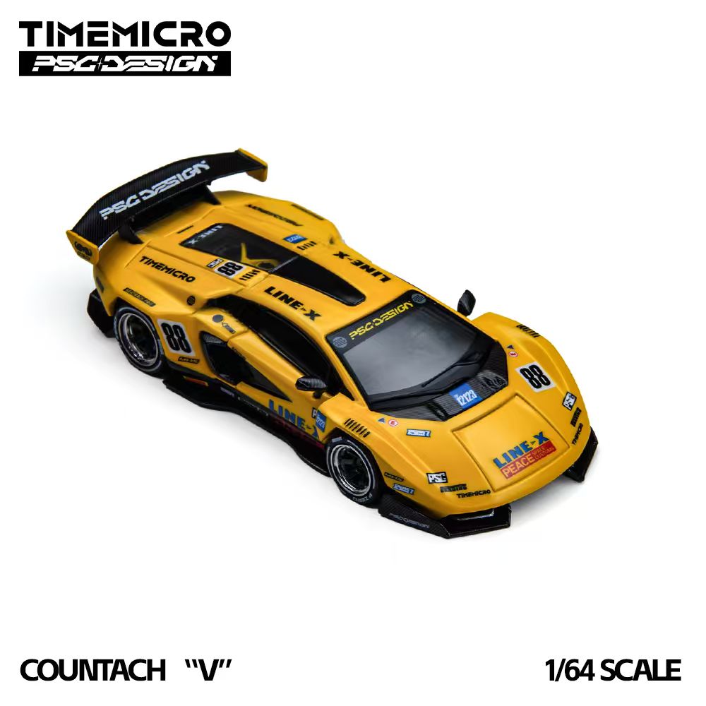 [Preorder] TimeMicro X PSC DESIGN 1:64 Lamborghini Countach “V” GT Tribute TM647709