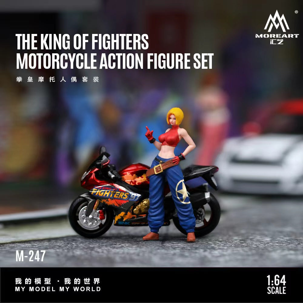[Preorder] MoreArt 1:64 King of Fighters Motorcycle Doll Set MO222247