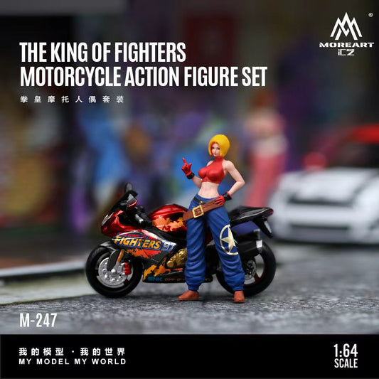 [Preorder] MoreArt 1:64 King of Fighters Motorcycle Doll Set MO222247
