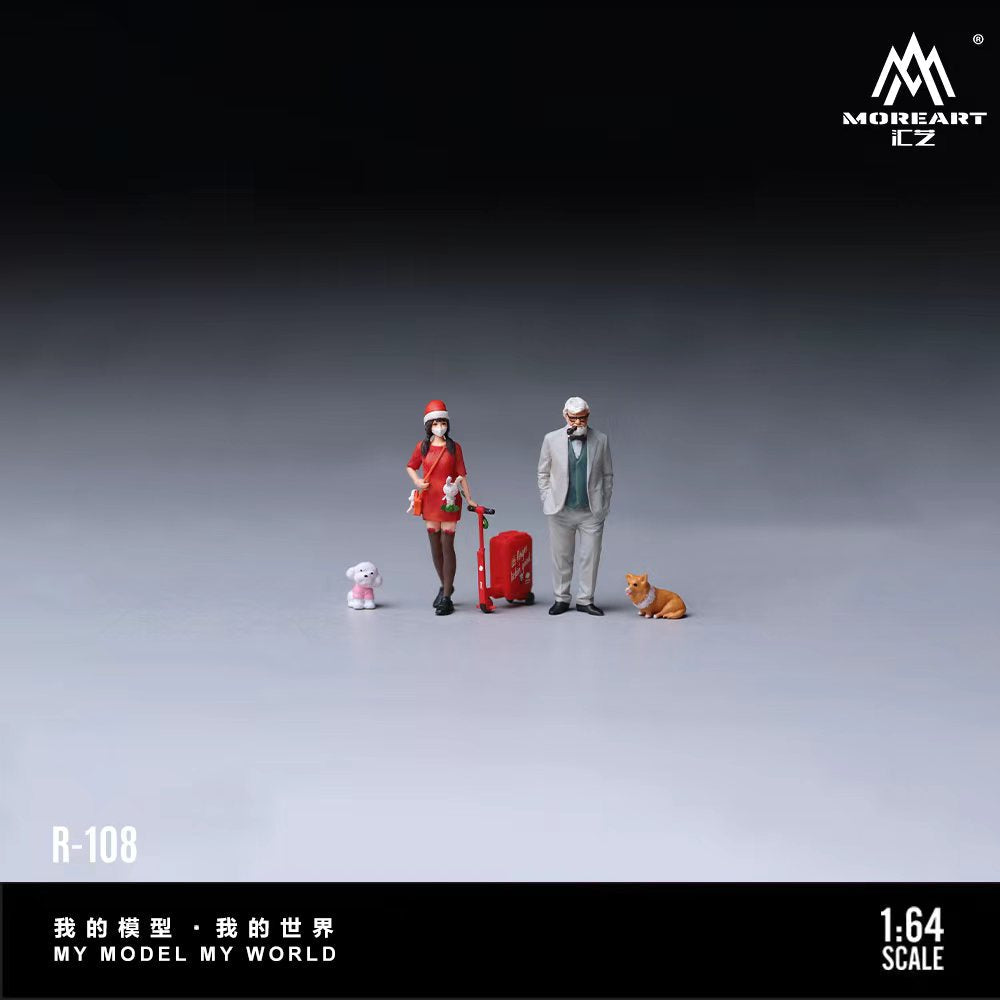 [Preorder] MoreArt 1:64 Crazy Thursday Pet & Human Figure Set MO223108