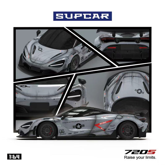 [Preorder] SUPCAR 1:64 McLaren 720S Grey SC800402