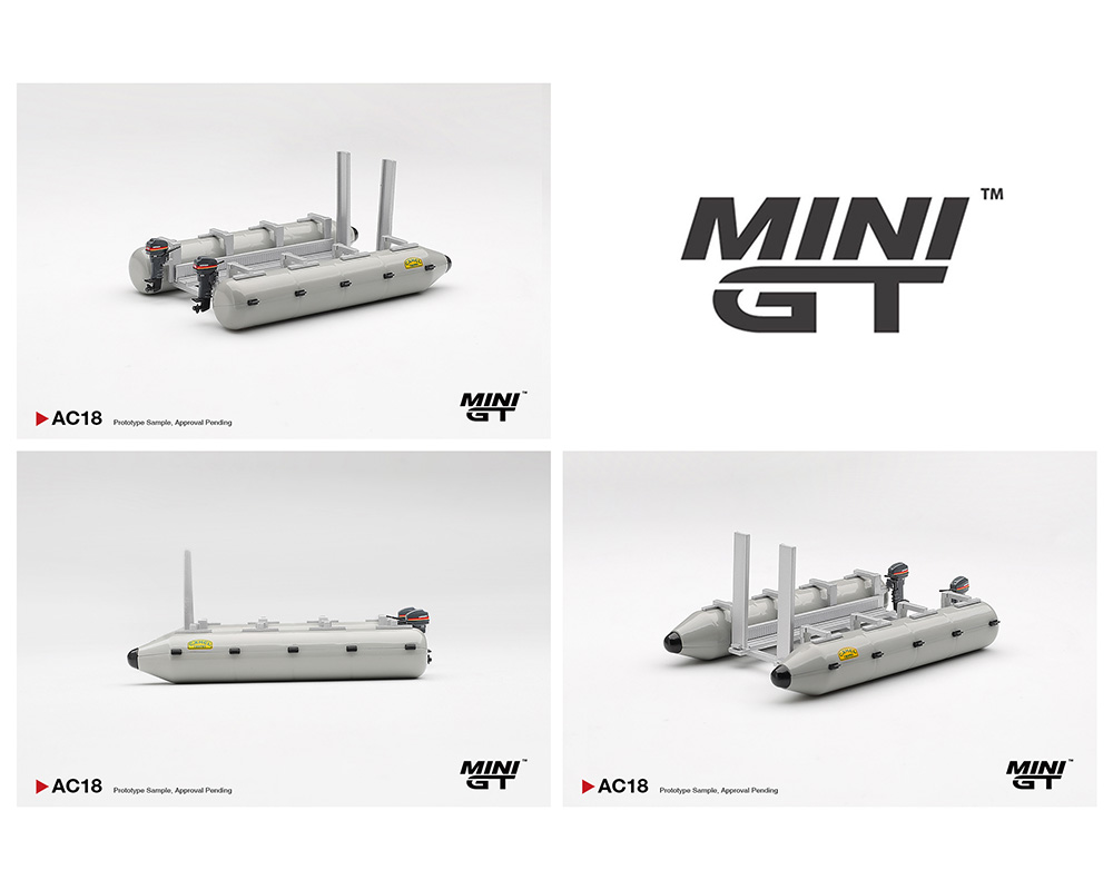 [Preorder] MINI GT 1:64 Camel Trophy Pontoon Raft MGTAC18