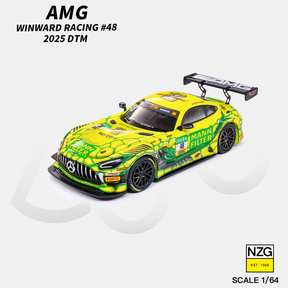 [Preorder] KILO works 1:64 Mercedes AMG GT3 EVO DTM 2025 (2 Colours) 114600010/114600011