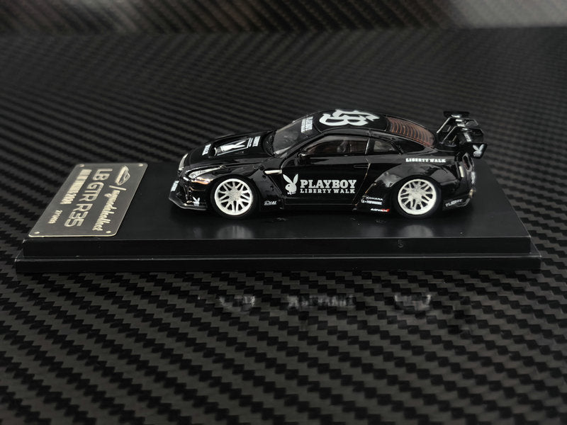 [Preorder] Model Collect 1:64 LB GTR R35 1.5 Glossy Black MC640004O
